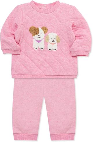 Little Me Clothes for Baby Girls' Active set, 3 Months - 12 Months in Saudi Arabia
