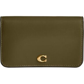 Coach Women's Essential Slim Card Case, B4/Olive in Saudi Arabia