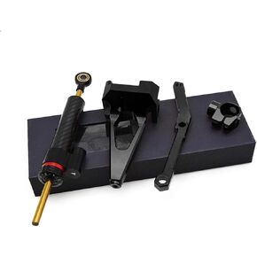 VELORE Carbon Fiber Motorcycle CNC Stabilizer Steering Damper Mounting Bracket Kit For YAMAHA MT09 FZ09 MT-09 FZ-09 MT-09 SP Mounting Kit(A3) in Saudi Arabia