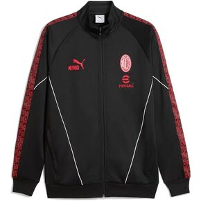PUMA Mens Ac Milan King Anthem Jacket Athletic Outerwear Casual - Black in Saudi Arabia