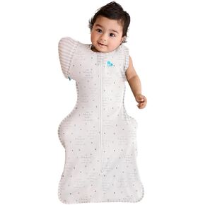 Love to Dream Swaddle UP Transition Bag, Gentle Arms-Up Transition Swaddle, 0.2 TOG Lightweight Cotton, Zip-Off Wings, Ideal for Warm Temperatures 75-81°F, Baby Essentials, You are My Grey, 19-24 lbs in Saudi Arabia