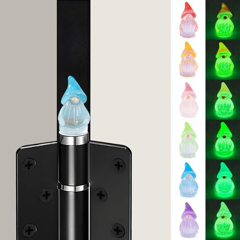 مجموعة جنوم رأس المفصلي من 6 - توهج في الباب المظلم مفصلات الرؤوس الزخرفية أعلى الأقزام المصغرة in Kuwait