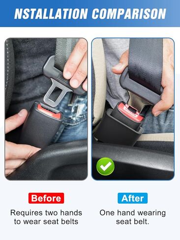 2 PCS حزام المقعد حزام الإبزيم ، الداعم مشبك حزام الأمان السيليكون لجعل الوعاء يقف في وضع مستقيم لسهولة الوصول (أسود) in Kuwait