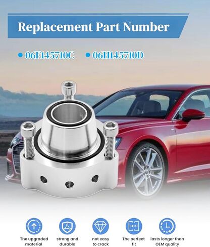 06F145710C 06H145710D Turbo Blow Off Valve Spacer Kit Fits لـ Audi A3 A4 S3 TT A6 MK2 in Saudi Arabia
