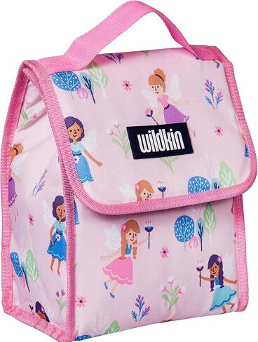Wildkin Kids Insulated Lunch Bag for Boys & Girls, Reusable Lunch Bag is Perfect for Daycare & Preschool, Ideal for Packing Hot or Cold Snacks (Darling Dinosaurs) in Kuwait