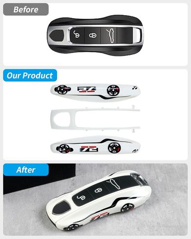 Key Cover for Porsche Macan Cayenne Panamera 911, Car Key Protection Keychain (OLD KEY) in Saudi Arabia