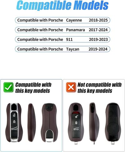 Key Cover for Porsche Macan Cayenne Panamera 911, Car Key Protection Keychain (OLD KEY) in Saudi Arabia