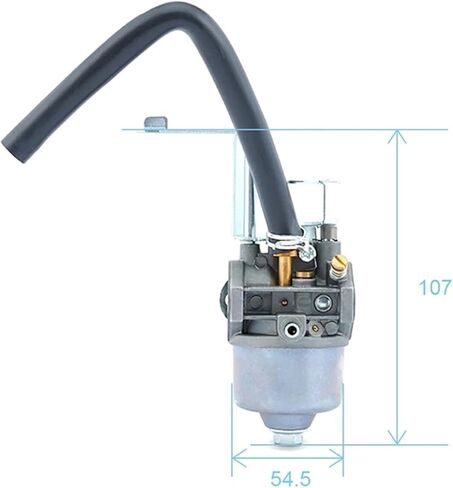 GT241 154F Gasoline Generator Parts P15A-LPG Engine Three Fuel Manual Carburetor Kit Assy(Gas Regulator) in Saudi Arabia