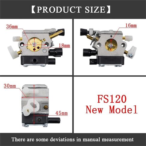 Carburettor for Steele FS120 Carburettor Mower 200 250 Brushcutter Lawnmower Parts in Saudi Arabia