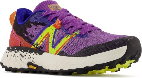 New Balance Women's Fresh Foam Hierro V7 Trail Running Shoe, Truffle/Electric Purple, 11 Wide in Saudi Arabia