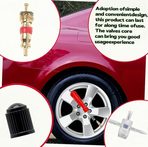 Tire Plug Kit 64 Pcs Tire Repair Rubber Nails Kit with 2 Sizes,Tire Caps with Pressure Gauge,Flat Tire Repair Kit for Car,Motorcycle,Truck,ATV,Tire Puncture Repair in Saudi Arabia