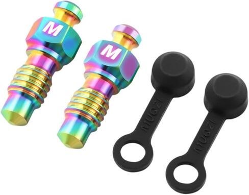 Set of 2 Hydraulic Brake Bleed Screws for Road Bike Calipers in Saudi Arabia