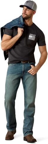 Ariat Male M2 Relaxed Legacy Boot Cut Jean Dusty Road 42W x 34L in Saudi Arabia