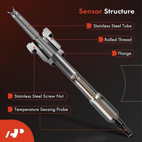 A-Premium Exhaust Gas Temperature Sensor Compatible with Chevrolet Silverado 2500 HD 3500 HD & GMC Sierra 2500 HD 3500 HD, 2017 2018 2019 2020 2021, 6.6L in Saudi Arabia