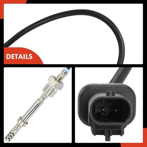 A-Premium Exhaust Gas Temperature Sensor Compatible with Chevrolet Silverado 2500 HD 3500 HD & GMC Sierra 2500 HD 3500 HD, 2017 2018 2019 2020 2021, 6.6L in Saudi Arabia