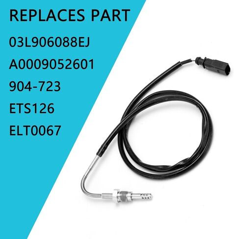 A0009052601 Exhaust Gas Temperature Sensor EGT Compatible with Volkswagen Jetta 2011-2014 Beetle 2013-2014 Golf Audi A3 2011-2013 2.0L Diesel For # 03L906088EJ 904-723 in Saudi Arabia