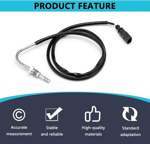 A0009052601 Exhaust Gas Temperature Sensor EGT Compatible with Volkswagen Jetta 2011-2014 Beetle 2013-2014 Golf Audi A3 2011-2013 2.0L Diesel For # 03L906088EJ 904-723 in Saudi Arabia