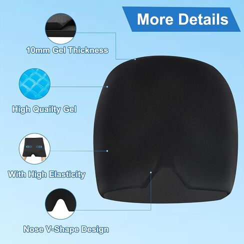 Migraine Relief Cap, Cooling Headache Relief Cap,Head Ice Pack Wrap for Sinus,Hot and Cold Therapy,Puffy Eyes,Black in Saudi Arabia