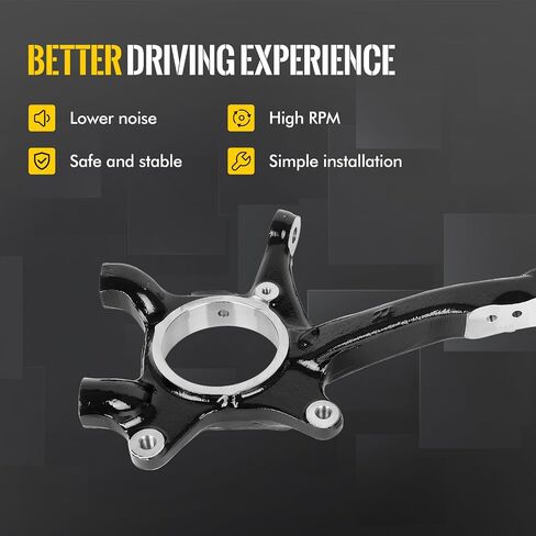KUSATEC 698-148 Front Suspension Steering Knuckle Fit for Toyota Tacoma 2005-2023 4WD RWD, Right Passenger Side, Replace # 43211-04060 in Saudi Arabia