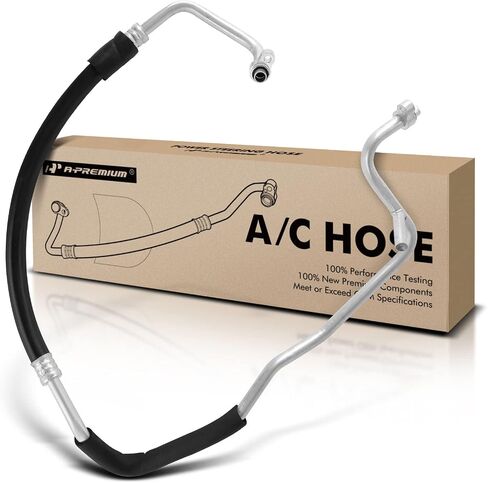 A-Premium A/C Suction Line Hose Assembly Compatible with Chevrolet, GMC Models - Silverado 2500 HD 2011, Silverado 3500 HD 2011-2012, Sierra 3500 HD 2011-2012, 6.6L, Compressor to Evap in Saudi Arabia