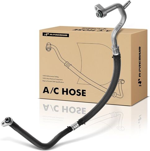 A-Premium A/C Suction Line Hose Compatible with Ford Explorer 2013-2019 3.5L, Police Interceptor Utility 2014-2017 3.5L, Turbocharged Only in Saudi Arabia