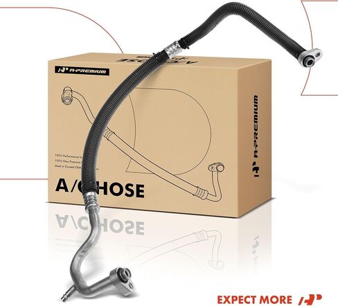 A-Premium A/C Suction Line Hose Compatible with Ford Explorer 2013-2019 3.5L, Police Interceptor Utility 2014-2017 3.5L, Turbocharged Only in Saudi Arabia