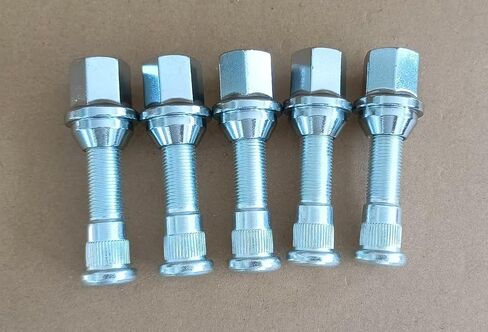 5PCS Lug Nuts Bolts 610-389 9/16-18 Thread Wheel Stud Bolt -0.666 in. Knurl, 2.34 in. Length Compatible with 1999-2010 Dodge Ram 1500, 94-99 RAM 2500 Pickup, 99-03 RAM 2500 3500 Van in Saudi Arabia
