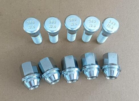 5PCS Lug Nuts Bolts 610-389 9/16-18 Thread Wheel Stud Bolt -0.666 in. Knurl, 2.34 in. Length Compatible with 1999-2010 Dodge Ram 1500, 94-99 RAM 2500 Pickup, 99-03 RAM 2500 3500 Van in Saudi Arabia