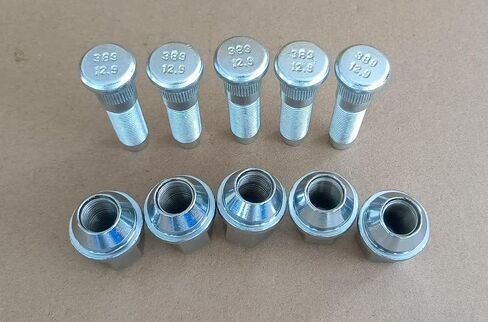 5PCS Lug Nuts Bolts 610-389 9/16-18 Thread Wheel Stud Bolt -0.666 in. Knurl, 2.34 in. Length Compatible with 1999-2010 Dodge Ram 1500, 94-99 RAM 2500 Pickup, 99-03 RAM 2500 3500 Van in Saudi Arabia
