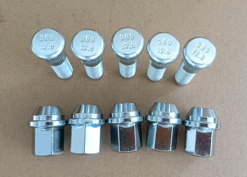 5PCS Lug Nuts Bolts 610-389 9/16-18 Thread Wheel Stud Bolt -0.666 in. Knurl, 2.34 in. Length Compatible with 1999-2010 Dodge Ram 1500, 94-99 RAM 2500 Pickup, 99-03 RAM 2500 3500 Van in Saudi Arabia