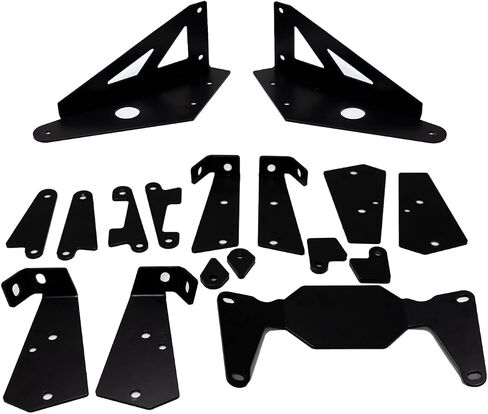 SuperATV Heavy Duty Rear Frame Stiffener for 2020+ Polaris Ranger XP 1000 (See Fitment)| Strengthens Your Ranger's Frame | Powder Coated for Durability | Made of 5 mm Heavy-Duty Steel Plating! in Saudi Arabia