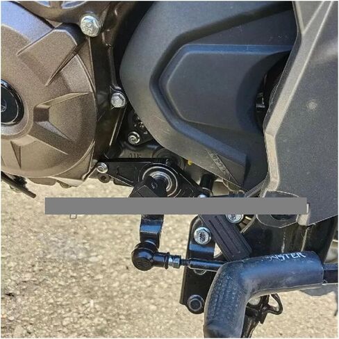 مناسب لـ Suzuki Gixxer SF250/Gixxer 250 V-Strom 250SX SHIFT BRACKET ROD ROD 2022-2024 (Black) in Saudi Arabia