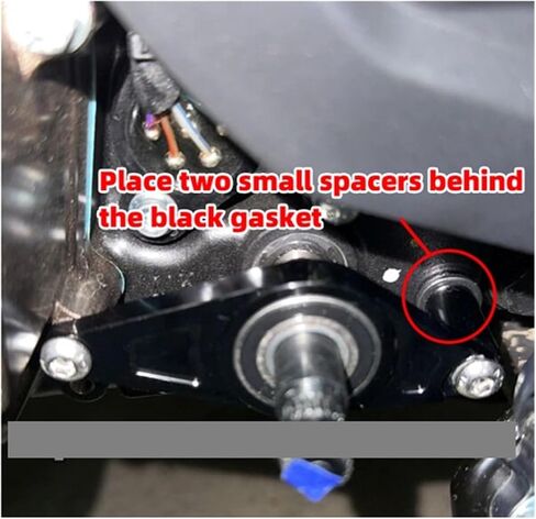 مناسب لـ Suzuki Gixxer SF250/Gixxer 250 V-Strom 250SX SHIFT BRACKET ROD ROD 2022-2024 (Black) in Saudi Arabia