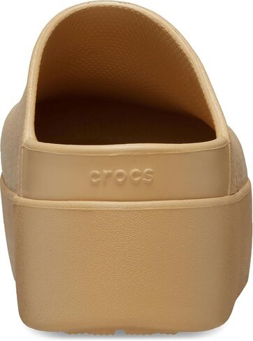 Crocs, Womens, Dylan Platform Clog, Mule Platform Shoes, Wheat, 6, M in Saudi Arabia