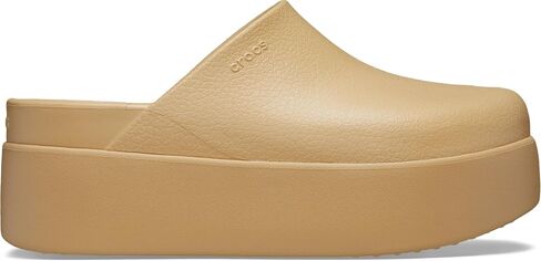 Crocs, Womens, Dylan Platform Clog, Mule Platform Shoes, Wheat, 6, M in Saudi Arabia