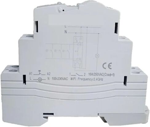 قاطع الدائرة DIN RAIL 1P قطب واحد جاف الاتصال توقيت ترحيل تطبيق جهاز التحكم عن بُعد مؤقتًا ذكي in Saudi Arabia