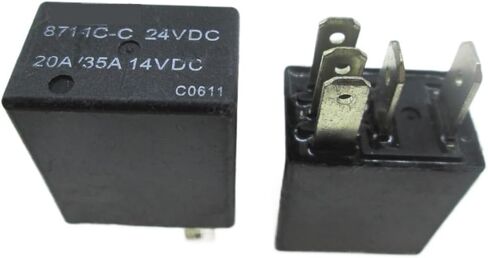 Car Auto 24V Relay 871-1C-C 24VDC 871-1C-C-24VDC 8711CC 24VDC DC24V 24V 20A / 35A 5PIN 10PCS / LOT in Saudi Arabia