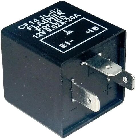 1Pc 12V 3 Pin LED Adjustable Flasher Relay Turn Signal Indicator Motorbike Fix Motorcycle Flasher Moto Accessories 0.1W-150W in Saudi Arabia