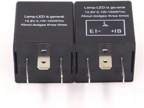 1Pc 12V 3 Pin LED Adjustable Flasher Relay Turn Signal Indicator Motorbike Fix Motorcycle Flasher Moto Accessories 0.1W-150W in Saudi Arabia