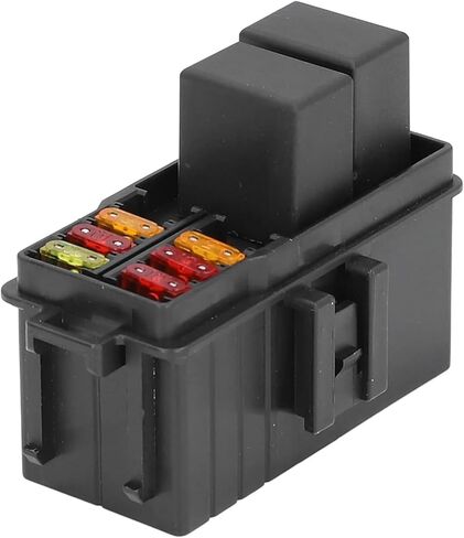 مربع ترحيل الصمامات مع 2pcs 12vdc 30a 5 pin و 6pcs 5a 10a 20a الصمامات لقارب السيارة in Saudi Arabia