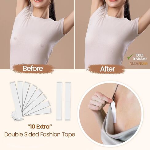 Nipple Covers for Women - Medical Grade Silicone Reusable Pasty - Invisible Sticky Adhesive Seamless Nipple Pasties in Saudi Arabia