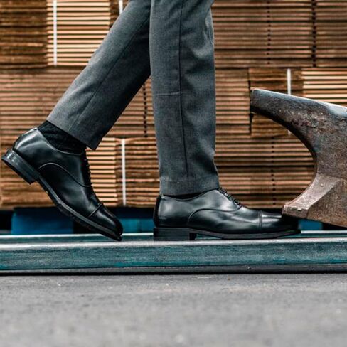 STEEL TOE EXECUTIVE SHOE CEO BLACK in Saudi Arabia