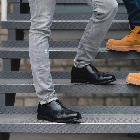 STEEL TOE EXECUTIVE SHOE CEO BLACK in Saudi Arabia