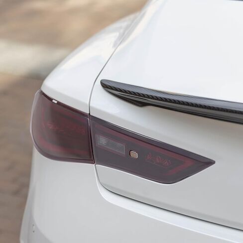 غطاء مصباح الذيل الخلفي للسيارة Aunginsy متوافق مع Infiniti Q60 2016-2022 مصباح مصباح خلفي ، إطار ظلال ، إطار إطار مصباح يدوي خلفي ، واقي تغطية ، واقي ، in Kuwait