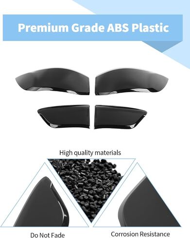Voodonala Tail Light Cover Compatible with Jeep Compass 2017-2024, Smoke Black Rear Light Trim Guards Tint in Saudi Arabia