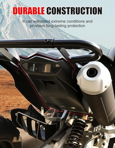 Rear Tail Light Cover for Yamaha Raptor 700 700R 06-25, Black Rear Lamp Bracket Plastic Taillight Cover Plate for Yamaha Raptor 700 / 700R 2006-2025 Accessories, Replace OEM #1PE-H4716-10-00 in Kuwait