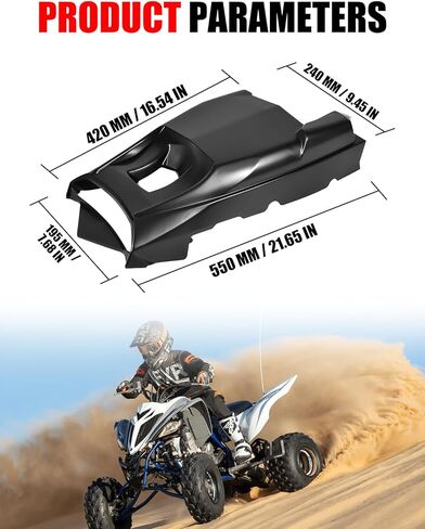 Rear Tail Light Cover for Yamaha Raptor 700 700R 06-25, Black Rear Lamp Bracket Plastic Taillight Cover Plate for Yamaha Raptor 700 / 700R 2006-2025 Accessories, Replace OEM #1PE-H4716-10-00 in Kuwait