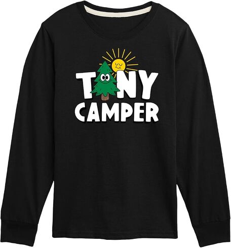 Instant Message - Camping - Tiny Camper - Toddler & Youth Long Sleeve Graphic T-Shirt in Saudi Arabia