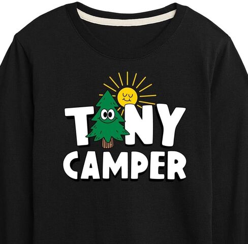 Instant Message - Camping - Tiny Camper - Toddler & Youth Long Sleeve Graphic T-Shirt in Saudi Arabia