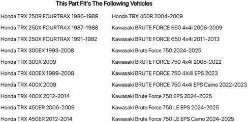 Tusk Tie Rod Ends For KAWASAKI BRUTE FORCE 750 4x4i EPS Camo 2022-2023 in Saudi Arabia